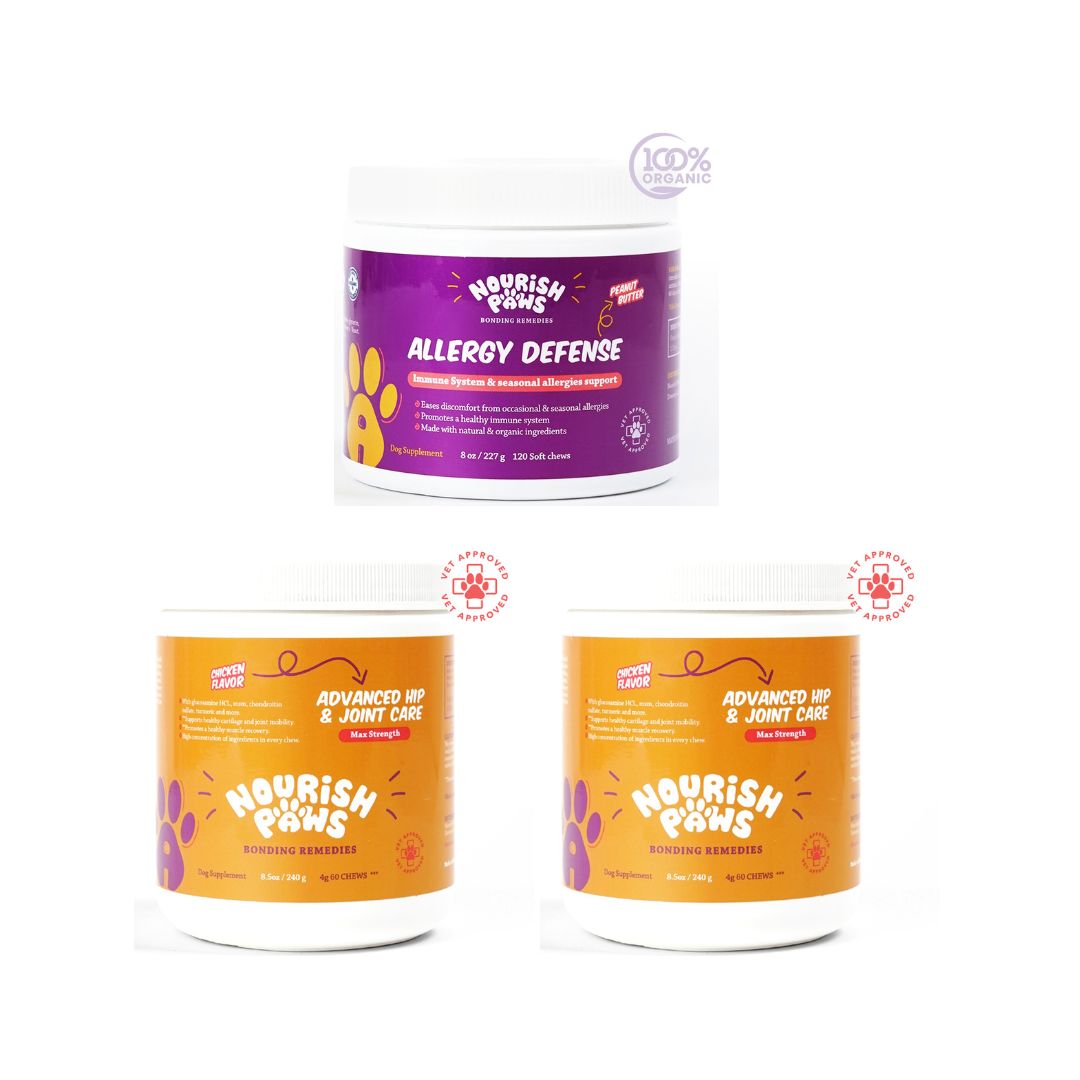 1 Allergy Defense Jar + 2 Advanced Hip & Joint Care Jars