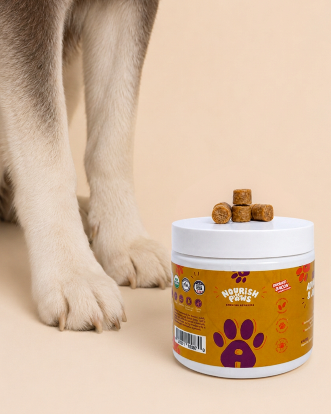 Organic Advanced Hip & Joint Care Dog Supplement 120 Chews