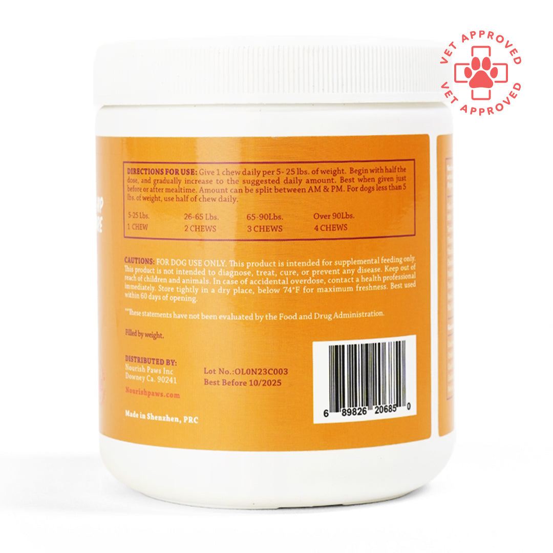 Advanced Hip & Joint Care Dog Supplement 60 Chews