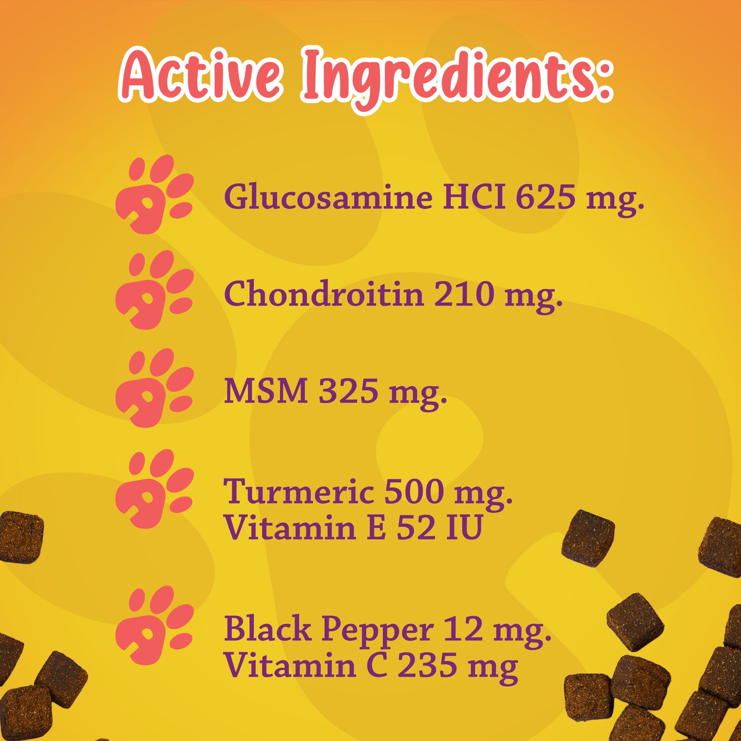 Advanced Hip & Joint Care Dog Supplement 60 Chews