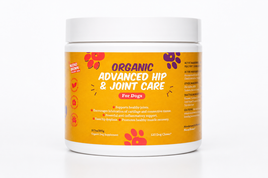 Organic Advanced Hip & Joint Care Dog Supplement 120 Chews