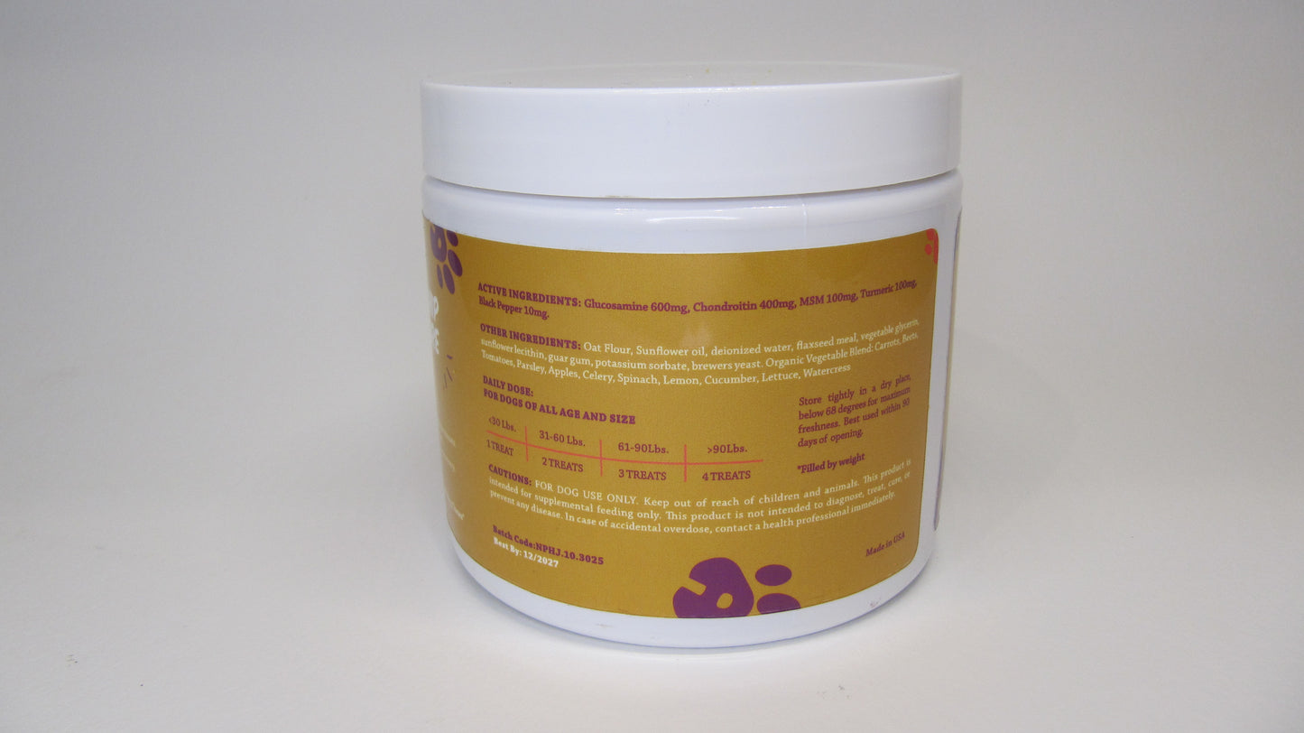 Organic Advanced Hip & Joint Care Dog Supplement 120 Chews